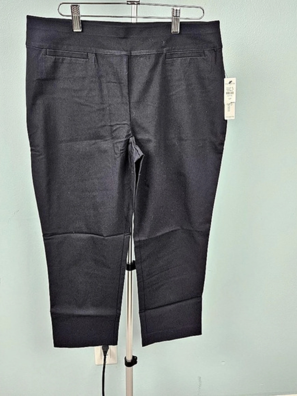 NWT Talbots Slimming Ankle Pants in Black Size 12P